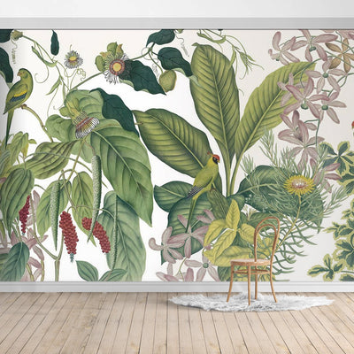 PW190524014202 Hawaiian style Jungle design Mural for bedroom or dinning room by SJK